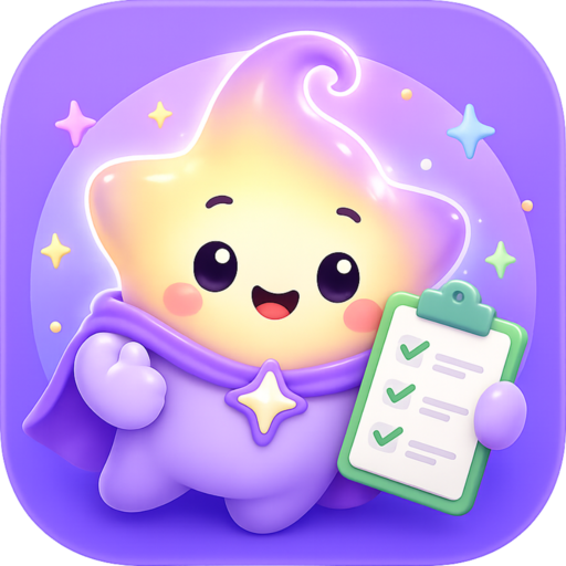 Tada app icon — a smiling star holding a checklist